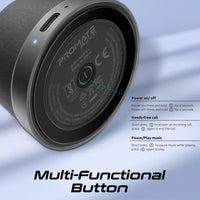 Promate Punch High-Fidelity Mini Bluetooth Speaker with MagSafe Compatible Base