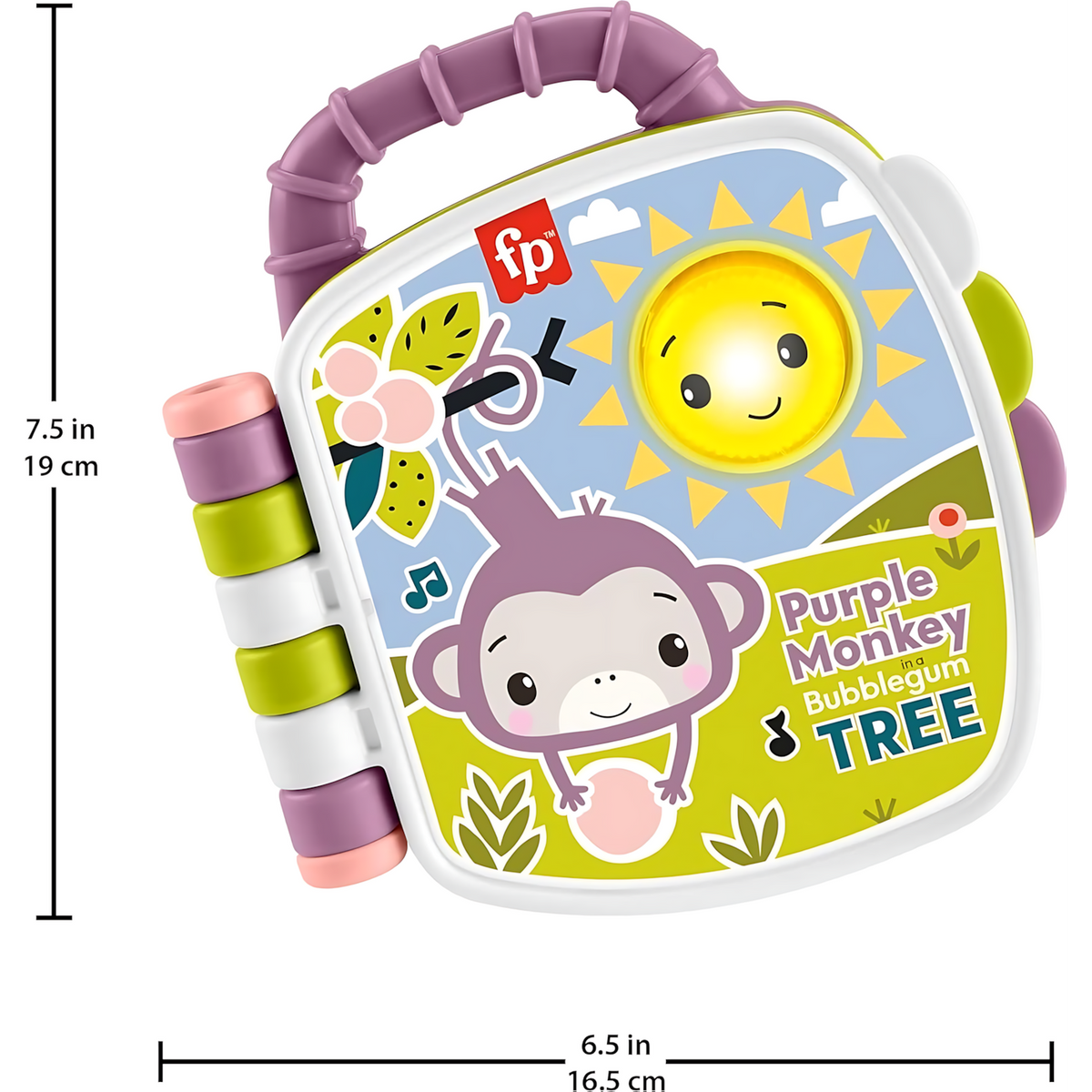 Fisher-Price Purple Monkey Book