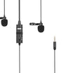 BOYA BY-M1DM Dual Lavalier Mic for Smartphones & Cameras