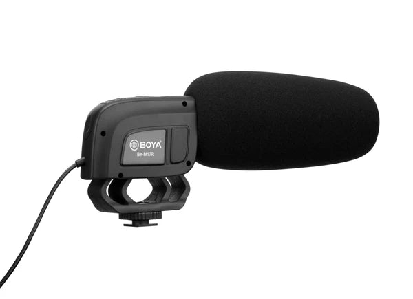 Boya BY-M17R On-camera condenser shotgun microphone Boya BY-M17R On-camera condenser shotgun microphone