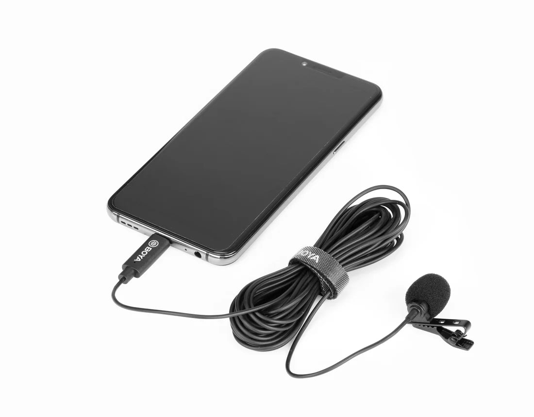 BOYA BY-M3 Digital Lavalier Mic – USB-C Mobile Microphone BOYA BY-M3 Digital Lavalier Mic – USB-C Mobile Microphone