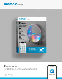Momax Zense Ambient Light with Wireless Charging - White