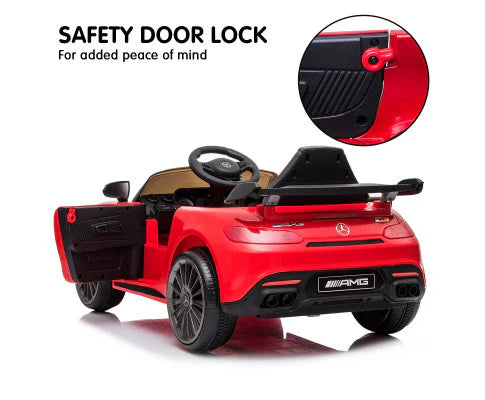 Mercedes-Benz GTR Licensed R/C Ride-On Car – 12V Battery