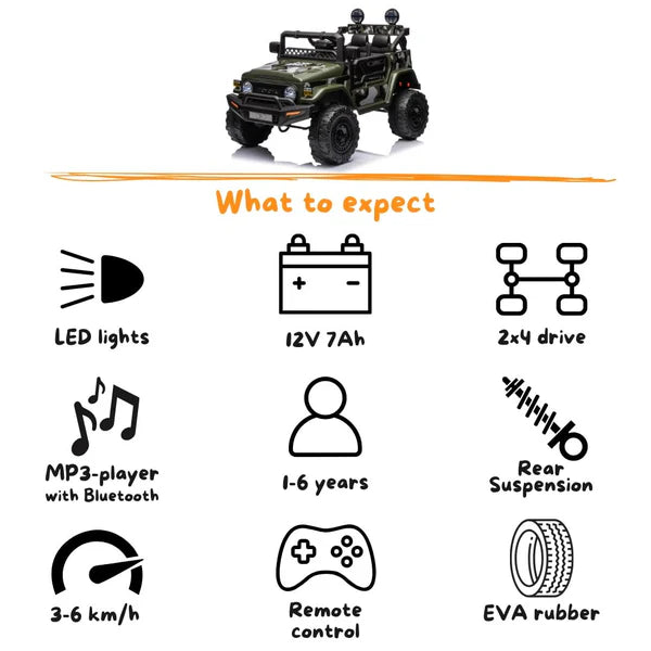 سيارة ركوب كهربائية للأطفال – تويوتا FJ Cruiser مرخصة