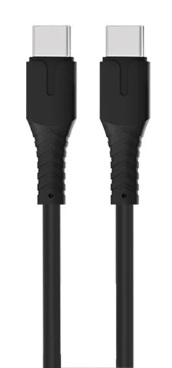 ROCKROSE cable USB-C Alpha CC2, 3A 60W, 2m, black