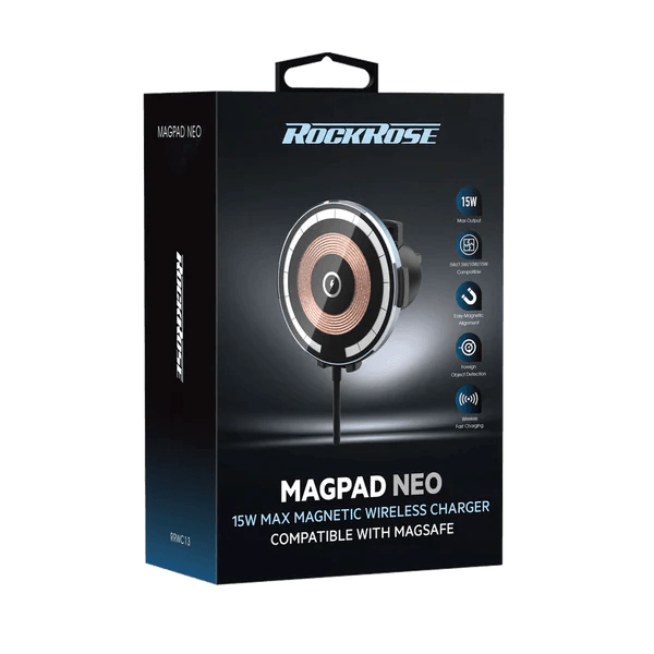 RockRose MagPad Neo 15W MagSafe Wireless Charger