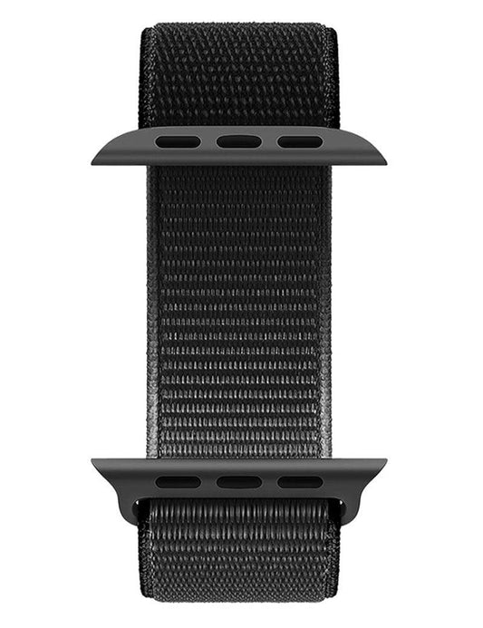 RockRose Nylon Weave Apple Watch Band 42 44mm Stylish & Durable - Grey