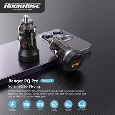 RockRose Ranger PQ Pro 30W Dual Port Car Charger PD & QC 3.0 - Black RockRose Ranger PQ Pro 30W Dual Port Car Charger PD & QC 3.0 - Black