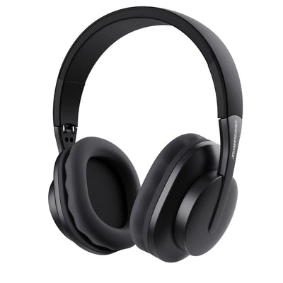 RockRose Reggae Max Headphones Bluetooth & Wired Hi Fi Sound - Black