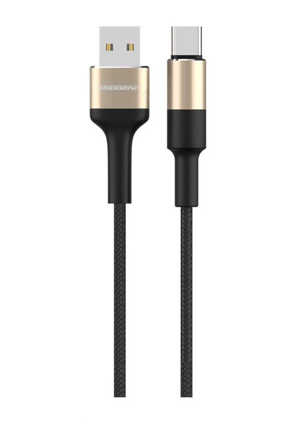 RockRose USB to Type C Cable 1 Meter Fast & Safe Charging