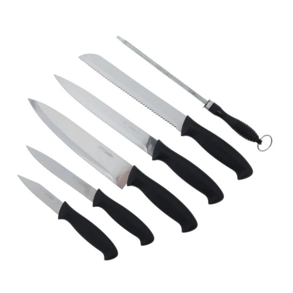 Royalford 8pcs Kitchen Knives Set with Wooden Block Royalford 8pcs Kitchen Knives Set with Wooden Block