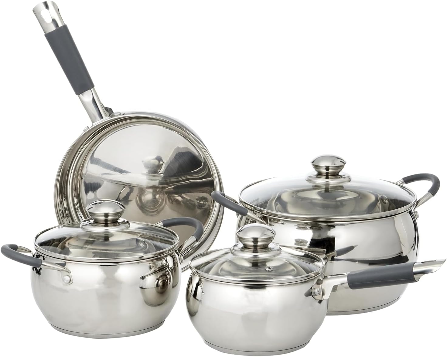 Royalford RF5123 7Pcs Stainless Steel Cookware Set Induction Safe Royalford RF5123 7Pcs Stainless Steel Cookware Set Induction Safe