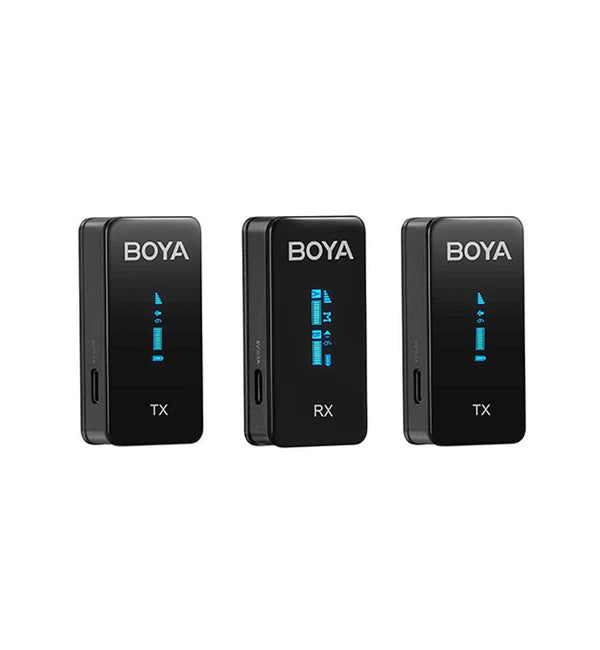 BOYA BY-XM6-S2 Dual Wireless Mic System – Pro 2.4GHz Audio BOYA BY-XM6-S2 Dual Wireless Mic System – Pro 2.4GHz Audio