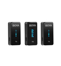 مايك لاسلكي مزدوج BOYA BY-XM6-S2 احترافي بحجم صغير
