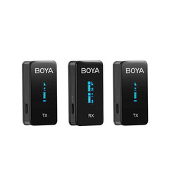 مايك لاسلكي مزدوج BOYA BY-XM6-S2 احترافي بحجم صغير