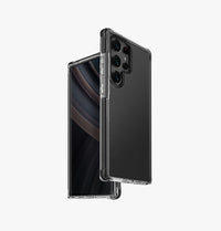 غطاء UNIQ HYBRID لهاتف Galaxy S24 Ultra – Combat Carbon Black