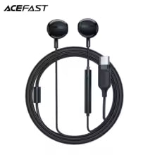 ACEFAST L2 USB-C Wired Earphones with Mic – 14.2mm Driver | Clear Sound | Compatible with iPhone 15/16 & USB-C Devices