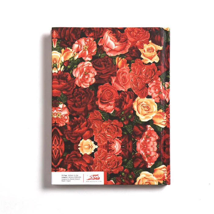 Floral Dreams Notebook Hardcover A6 Size - Elegant Design