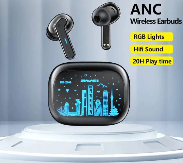 Awei ANC / ENC True Wireless Gaming Earbuds - Black