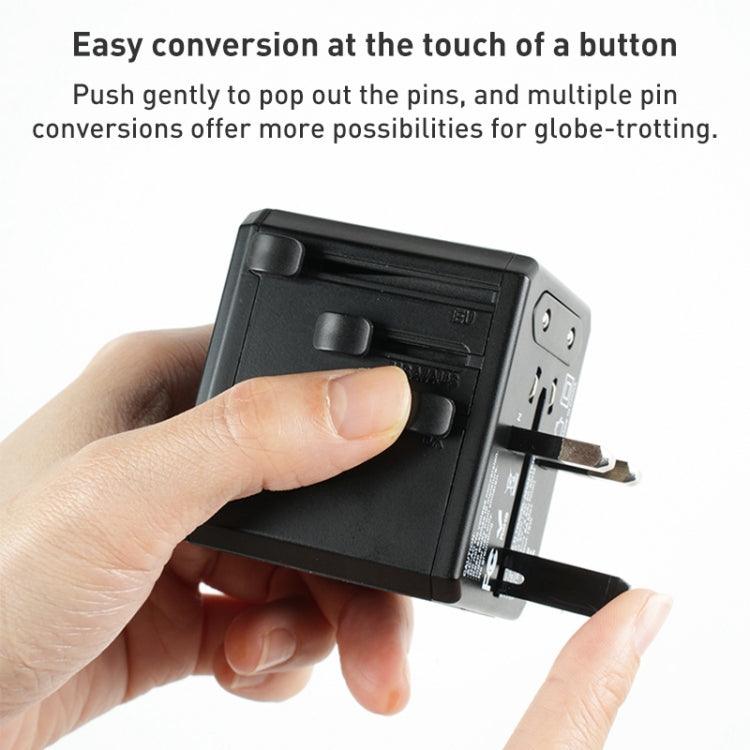Yesido Universal Travel Adapter 20W USB & Type C Charger - Black Yesido Universal Travel Adapter 20W USB & Type C Charger - Black