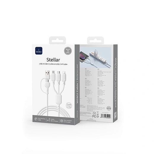 WiWU Stellar Series Cable A+C-C+M+L Wi-C091 1M