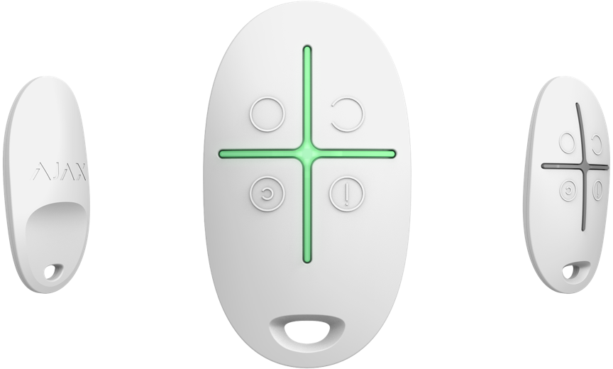 Ajax SpaceControl Remote Control Security System Key Fob White