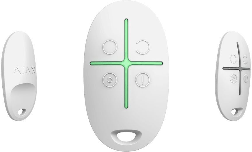 Ajax SpaceControl Remote Control Security System Key Fob White