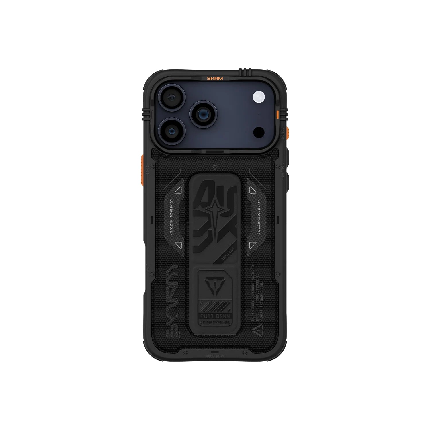 SKINARMA PHANTOM iPhone 17 Pro Case – Mag-Charge & Foldable Grip-Stand SKINARMA PHANTOM iPhone 17 Pro Case – Mag-Charge & Foldable Grip-Stand