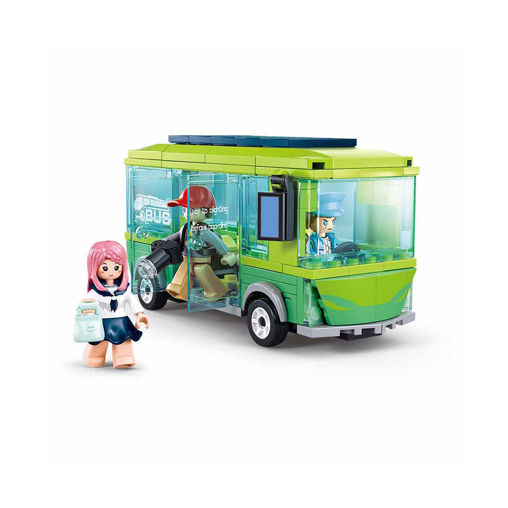 Sluban Metropolis Electric Bus Building Set M38-B1261 | 239 Pieces