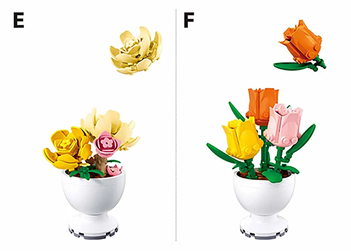 Sluban Potted Plants Garden – Set M38-B1077 | Kids Building Toy