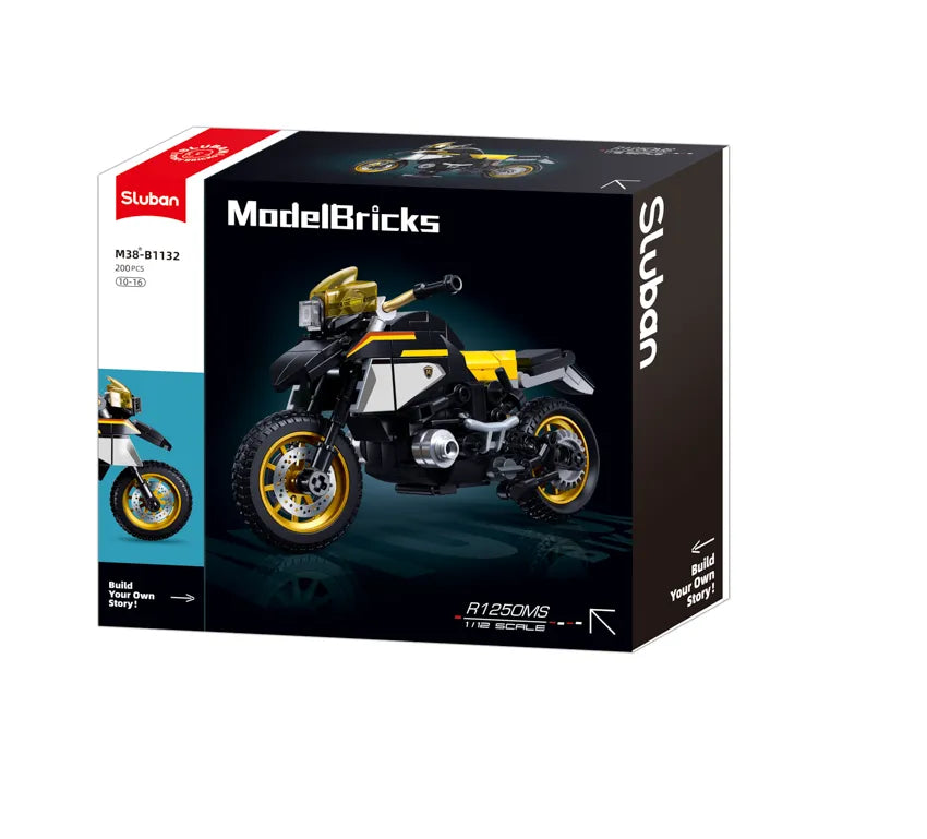 Sluban دراجة R1250 GS | 200 قطعة نموذج 1:12