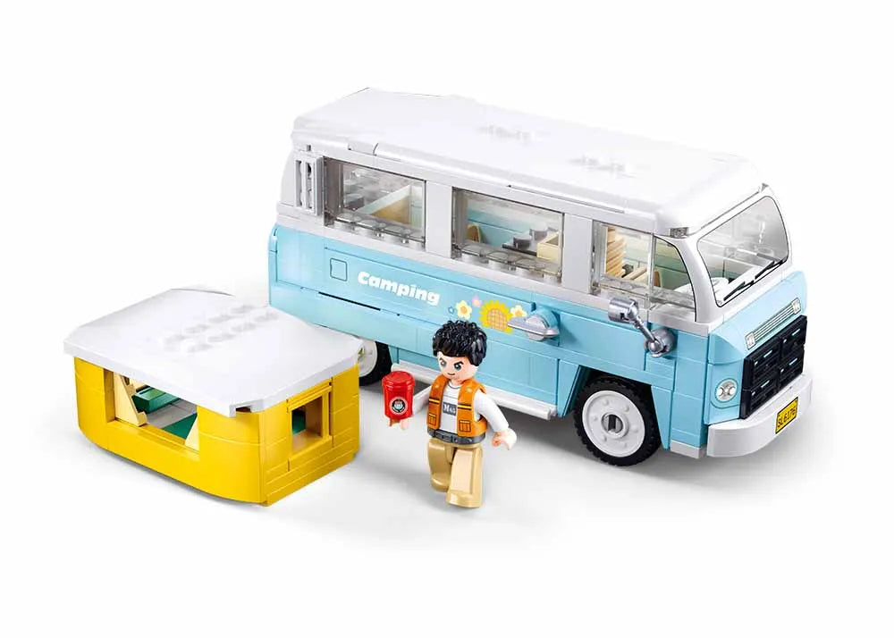 Sluban مجموعة التخييم | 265 قطعة مكعبات تركيب