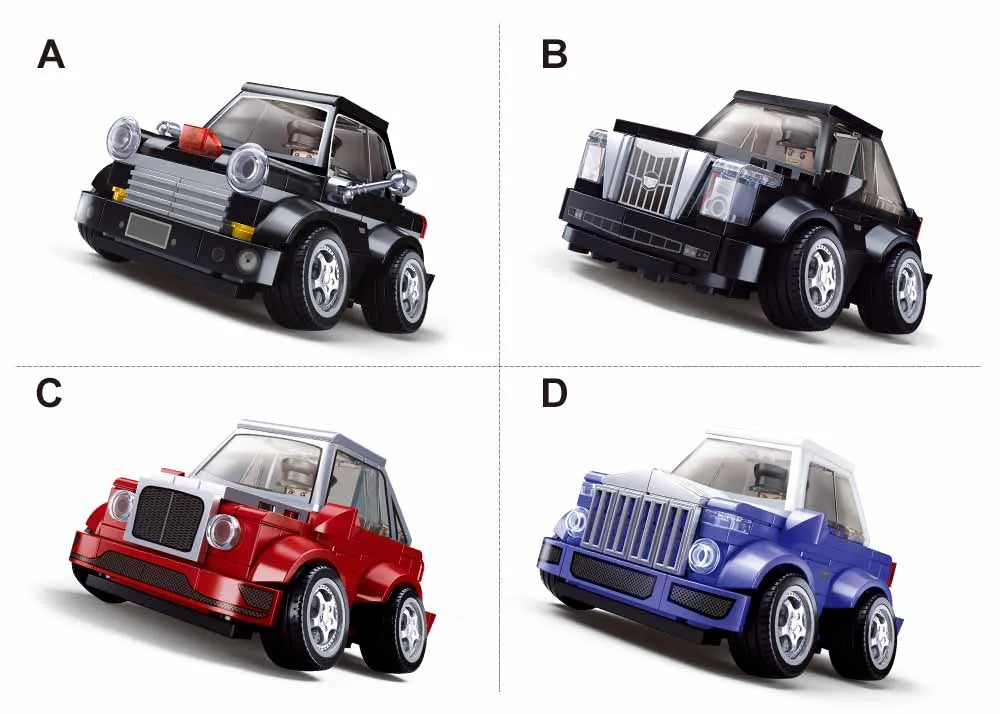 Sluban MCAR Hell of Flush 1-4 | Set M38-B1202 | Kids Building Toy