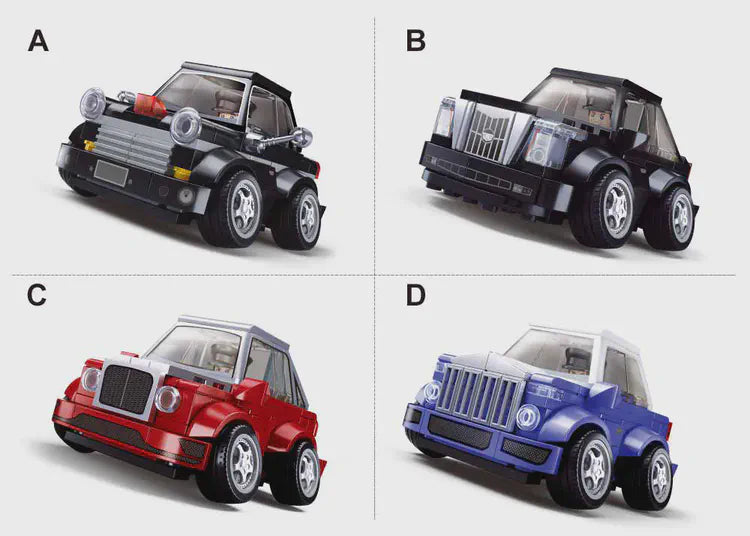 Sluban MCAR Hell of Flush 1-4 | Set M38-B1202 | Kids Building Toy