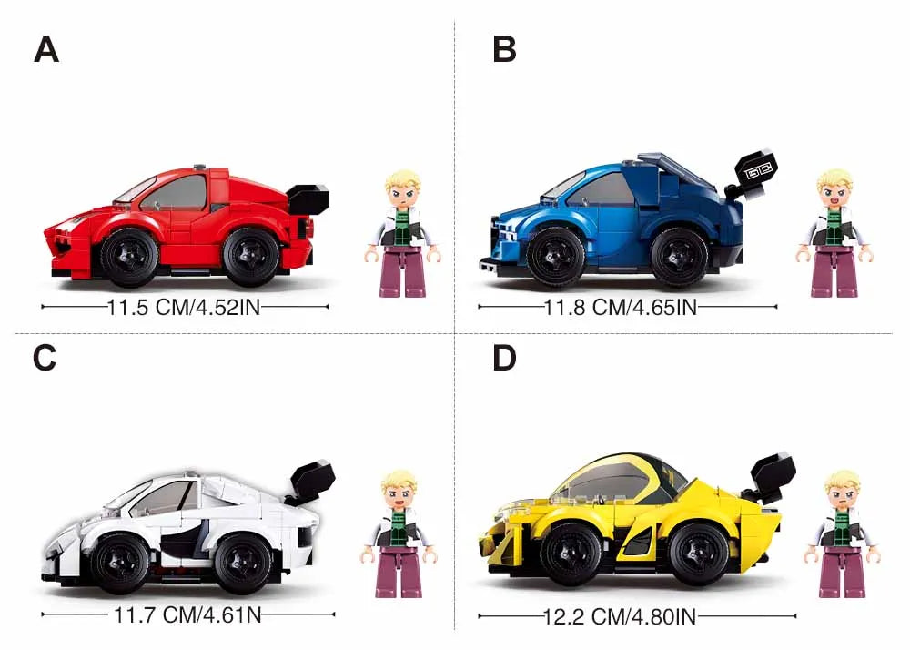 Sluban MCAR Hell of Flush 5-8 | Set M38-B1203 | Kids Building Toy