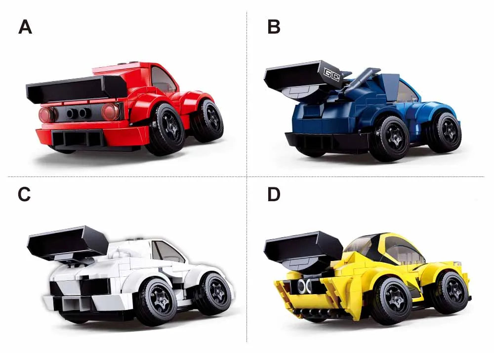 Sluban MCAR Hell of Flush 5-8 | Set M38-B1203 | Kids Building Toy