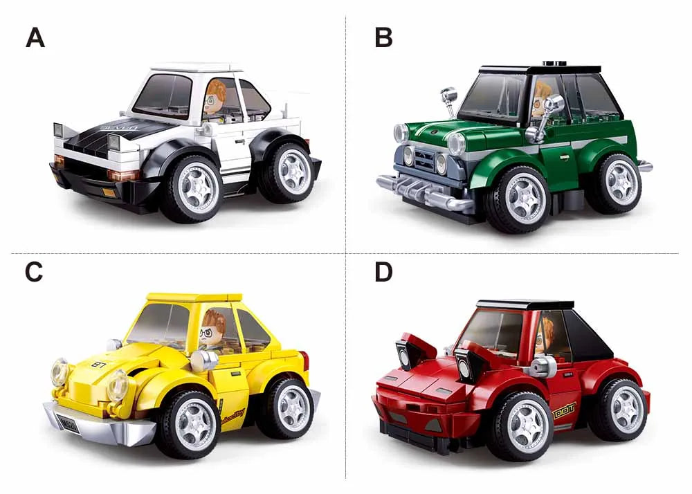 Sluban MCAR Hell of Flush 13-16 | Set M38-B1206 | Kids Building Toy