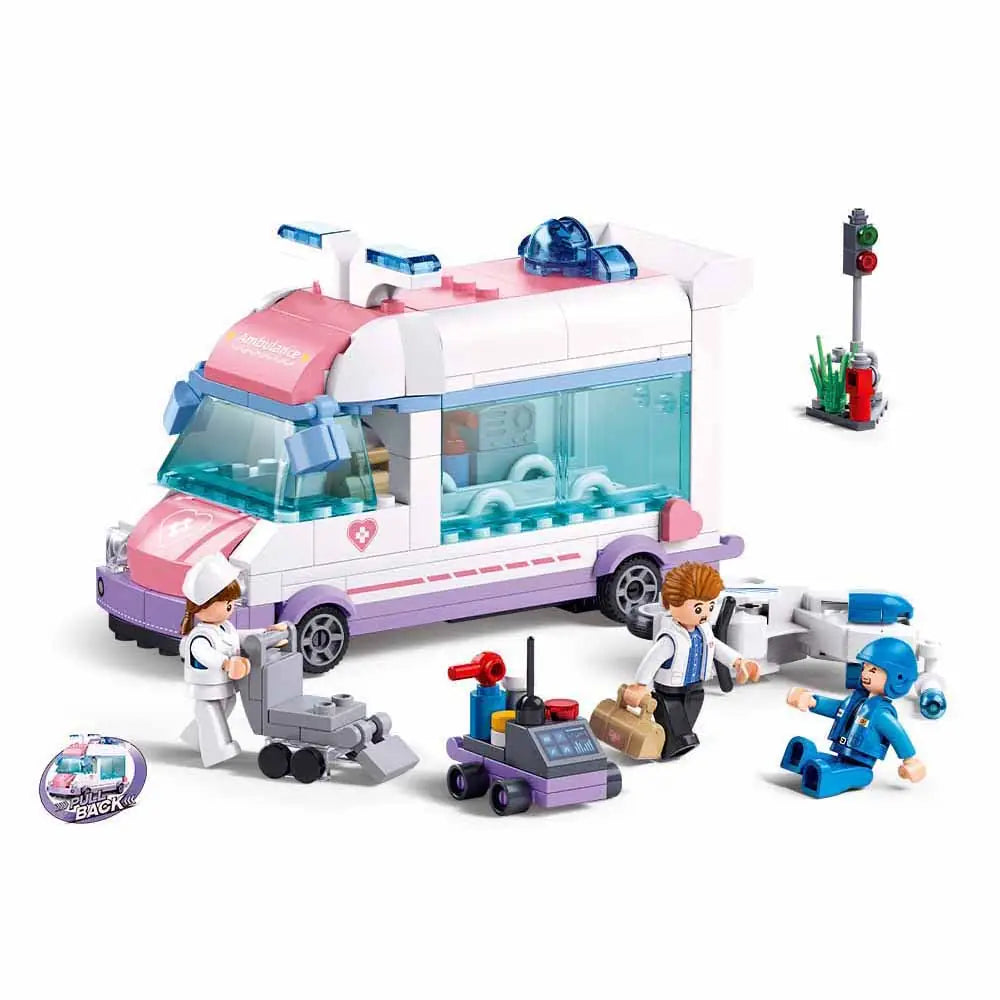 Sluban Metropolis Doctor Rescue Set M38-B1213 - 248 Pieces Building Blocks