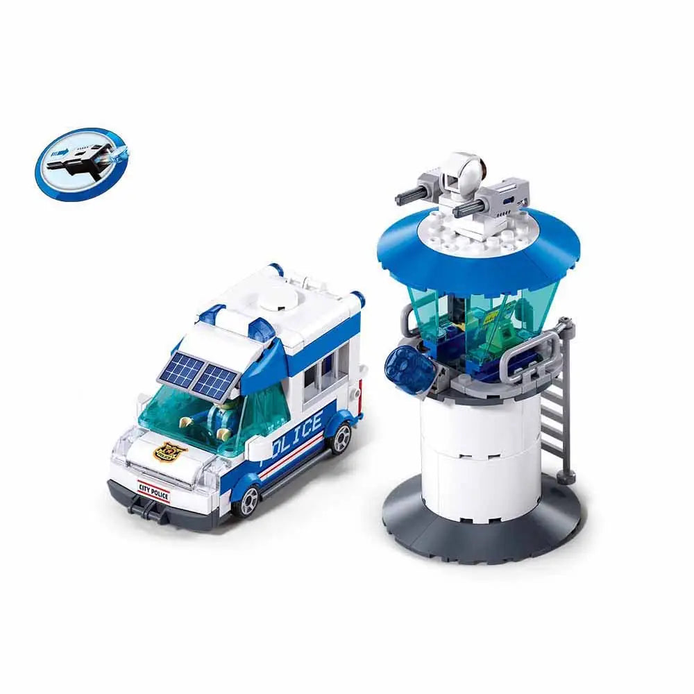 مجموعة تركيب Sluban Metropolis مطاردة الشرطة 245 قطعة