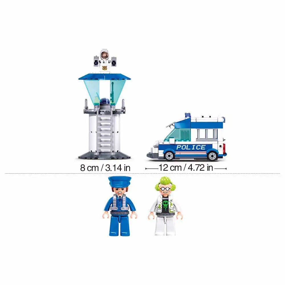 Sluban Metropolis Police Escape Set M38-B1218 | 245 Pieces Building Blocks