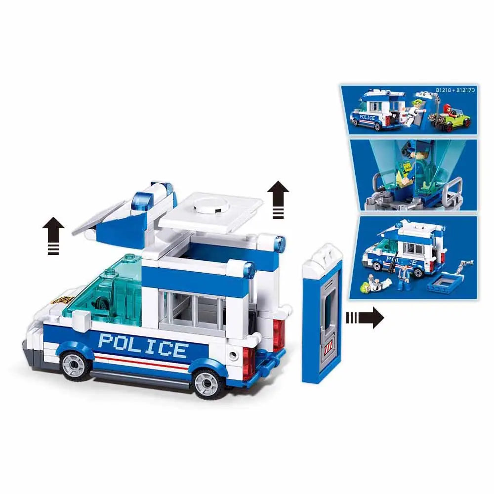 Sluban Metropolis Police Escape Set M38-B1218 | 245 Pieces Building Blocks