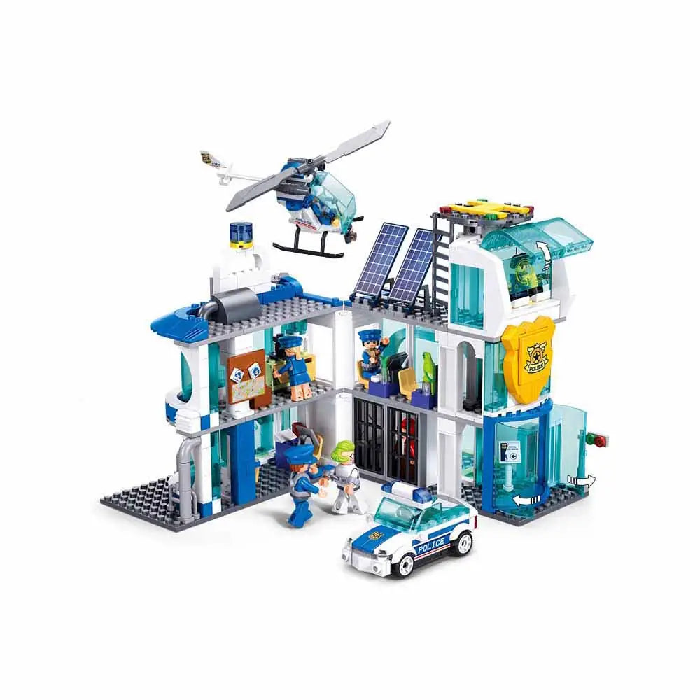 Sluban Police Station Building Set 686 Pieces | M38-B1220 Metropolis