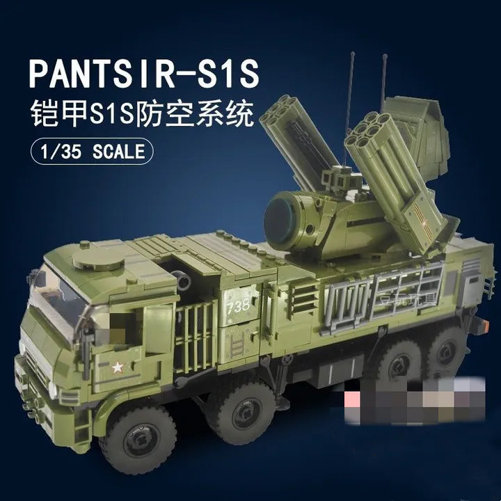 Sluban Pantsir S1S 1:35 | 669 قطعة نموذج مضاد جوّي