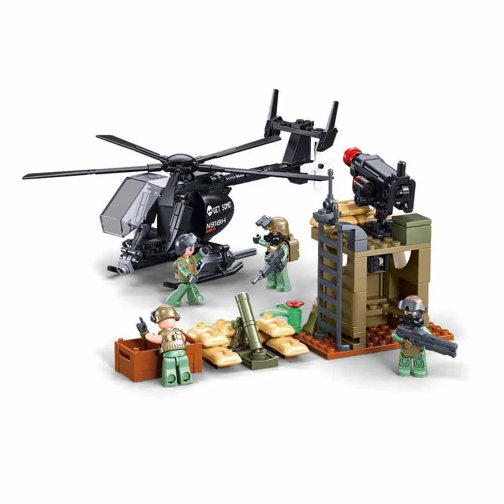 Sluban Army Joint Assault A 744 Pieces | M38-B1254 Military Building Set