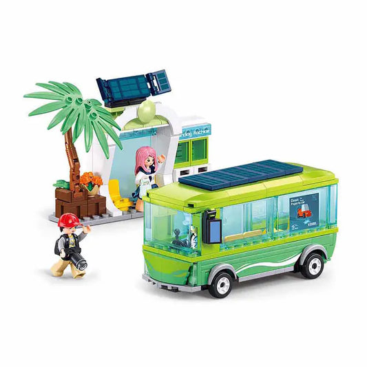 Sluban Metropolis Electric Bus Building Set M38-B1261 | 239 Pieces