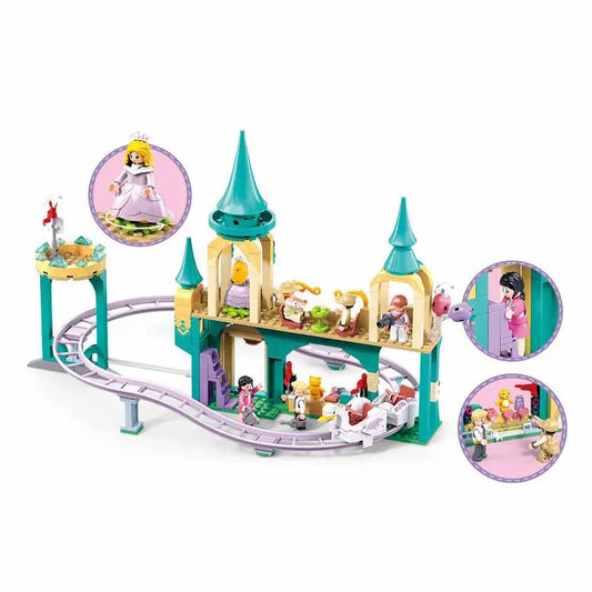 قطار الملاهي Sluban Metropolis | 448 قطعة بناء