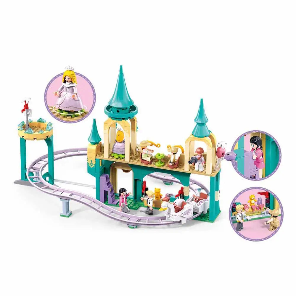 قطار الملاهي Sluban Metropolis | 448 قطعة بناء