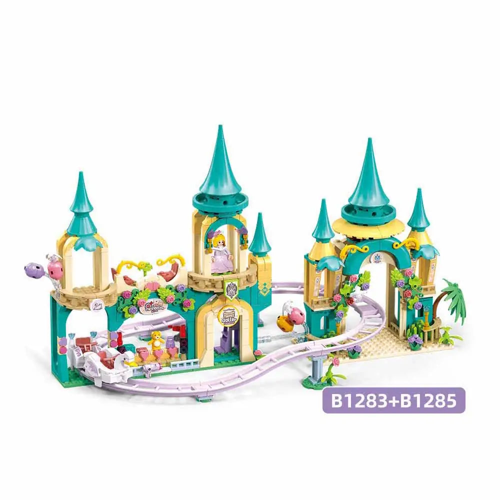 Sluban Metropolis Roller Coaster Building Set 448 Pieces | M38-B1285