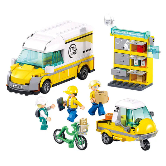 Sluban Metropolis Delivery Service Building Set M38-B1290 - 255 Pieces