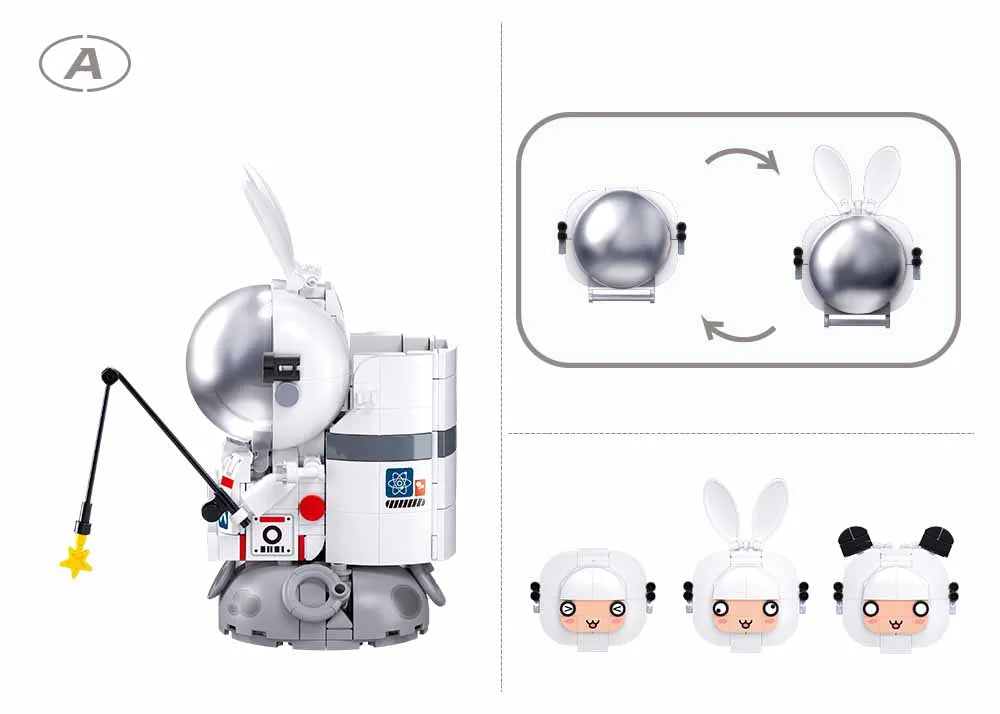 Sluban Mars Astronaut – Display 1 | Building Set M38-P8001